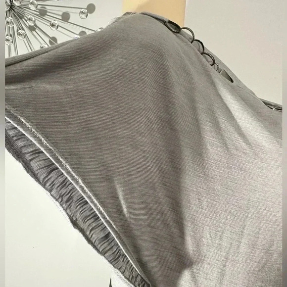 Dots Women’s Jeweled Grey & Black Short Sleeve Dress - Picture 9 of 15